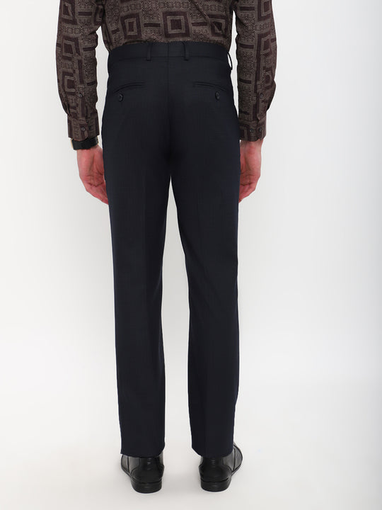 SOLID NAVY BLUE FORMAL TROUSER