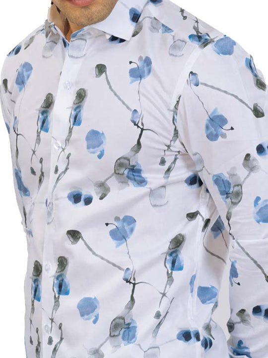 Blue Tulip Printed Shirt