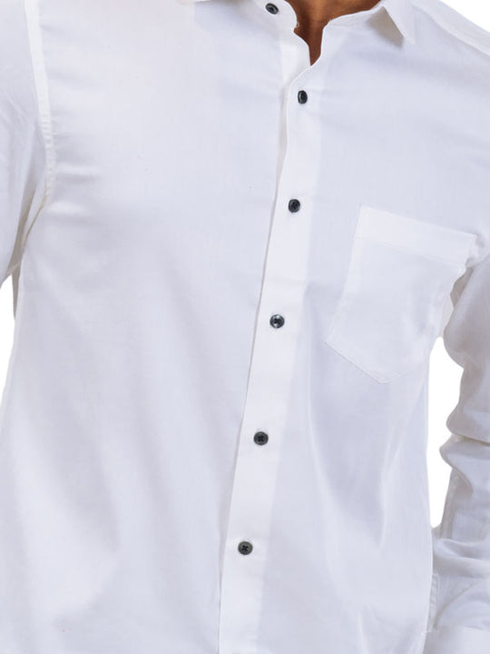 Crisp Cotton White Shirt