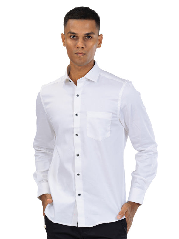 Crisp Cotton White Shirt